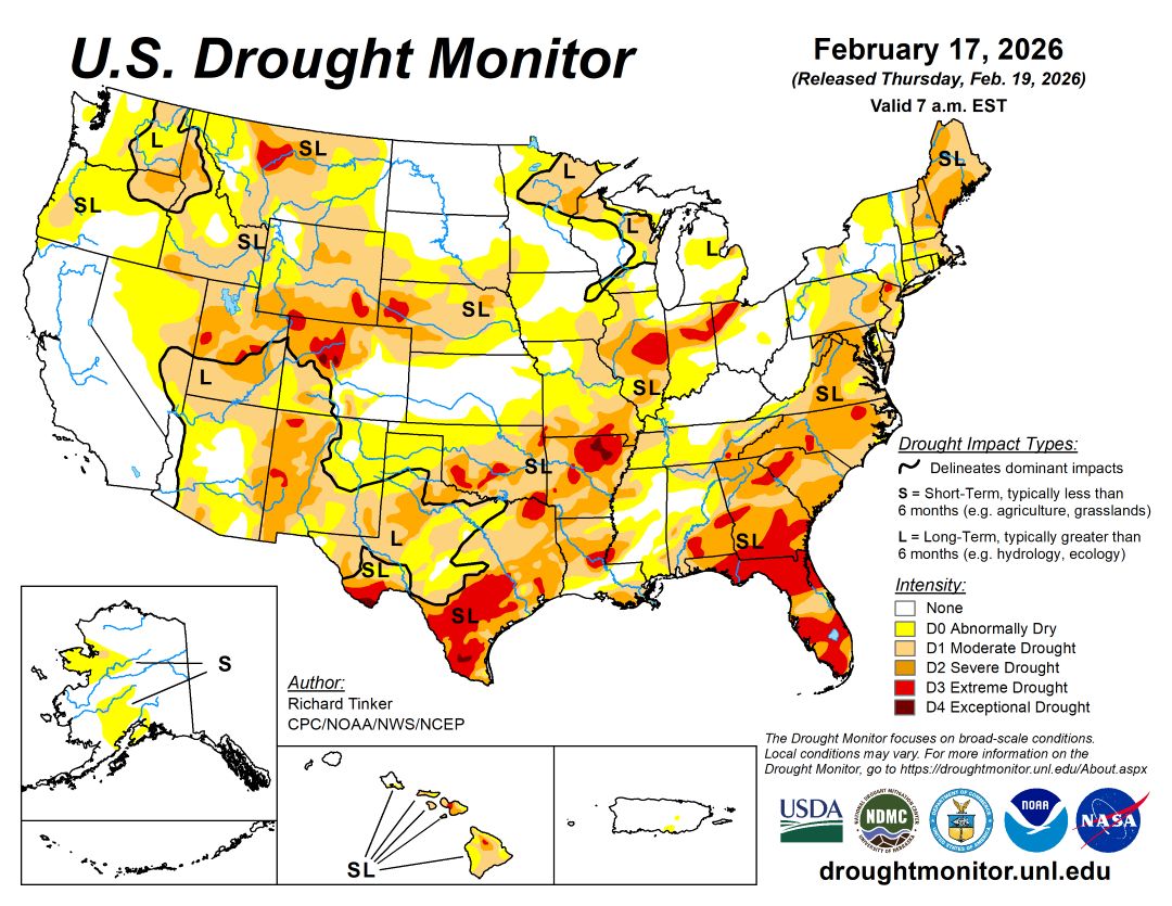 How to Read a Drought Map and What It Means